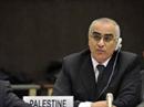 Mit Befremden scheint der ständige Beobachter für Palästina, Ibrahim Khraishi, die Wirkungslosigkeit der UNO zu registrieren.