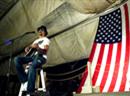 Kid Rock bei einem Konzert für die US-Streitkräfte im Irak.