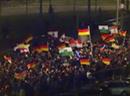 Trotz des Jahrestags der Reichsprogromnacht demonstrierten heute über 7000 Menschen in Dresden. (Archivbild)