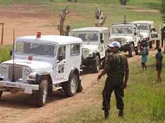 MONUC-Friedenstruppen im Kongo.