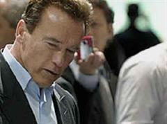 Arnold Schwarzenegger am Mittwoch am Salon.