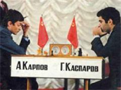 Im Legendären Duell von 1984/85 hatte Garri Kasparow gegen Anatoli Karpow gewonnen.