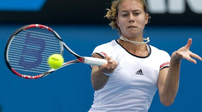 Stefanie Vögele startet gut in die French-Open-Qualifikation.