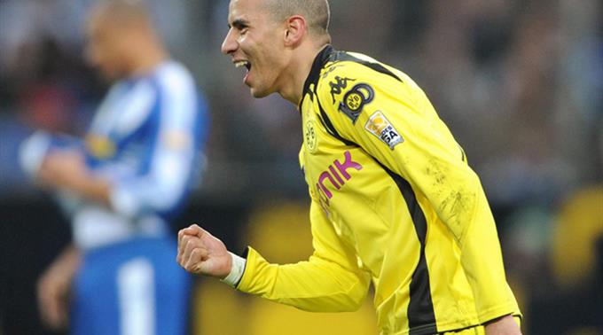 Dortmunds Mohamed Zidan nach dem Tor zum 0:2.