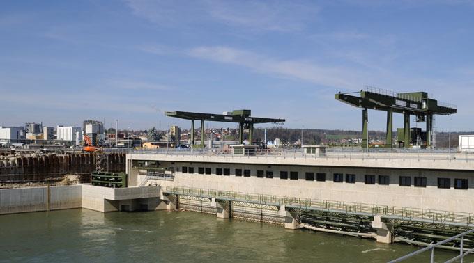 Das neue Wasserkraftwerk in Rheinfelden ist eines der modernsten in Europa.