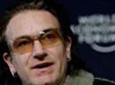 Bono engagiert sich für den Kampf gegen Aids.