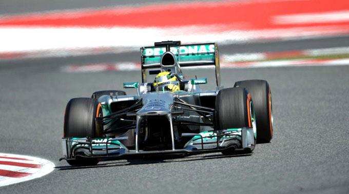 Nico Rosberg fuhr Bestzeit im Training.